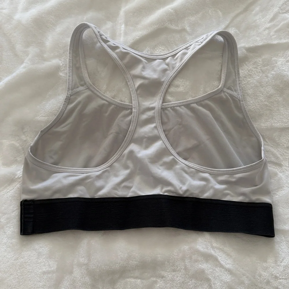 Victoria Sport White and Black Sports Bra - Picture 6 of 6